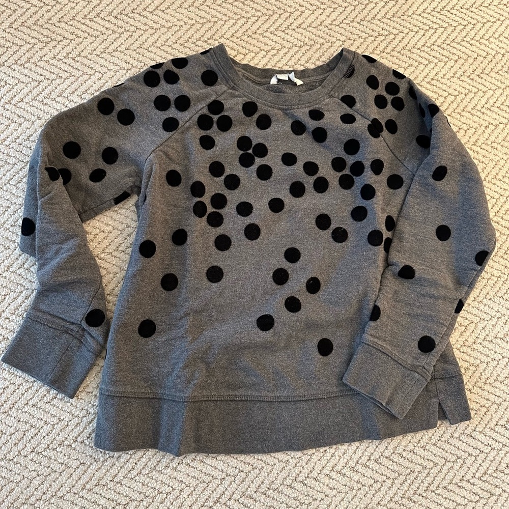 Boden polka dot sweatshirt